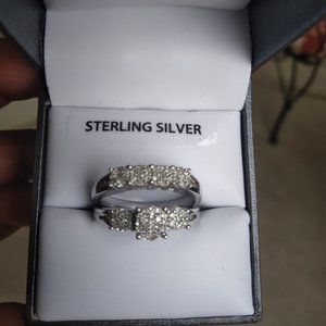 Wedding band set
